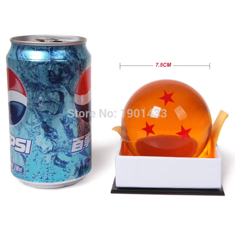Crystal Balls 7.5CM Big Size 1 2 3 4 5 6 7 Star Balls Classic Action Figures Toys New in Gift